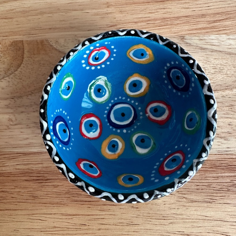 Home Design mini ceramic bowl, Sea blue